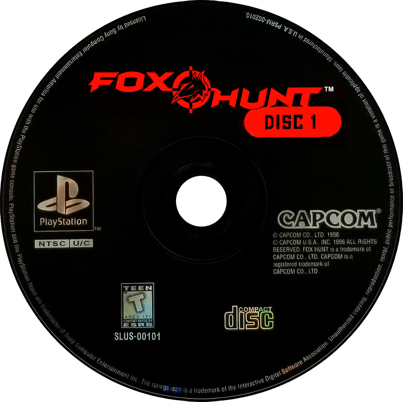 Лицензионный диск Fox-Hunt для PlayStation